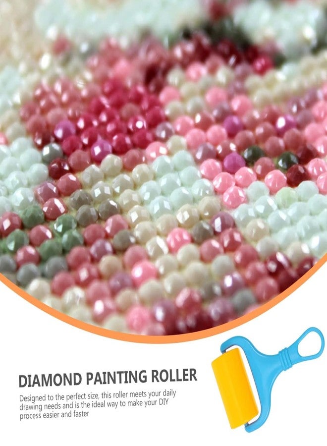 أداة ثقب الماس الفنية، أدوات الرسم بالماس، مجموعة أدوات الرسم بالماس الكاملة مع أقلام دوارة متعددة الوظائف وشمع وصندوق تخزين لمشاريع الحرف اليدوية للبالغين (أزرق) - Image 5